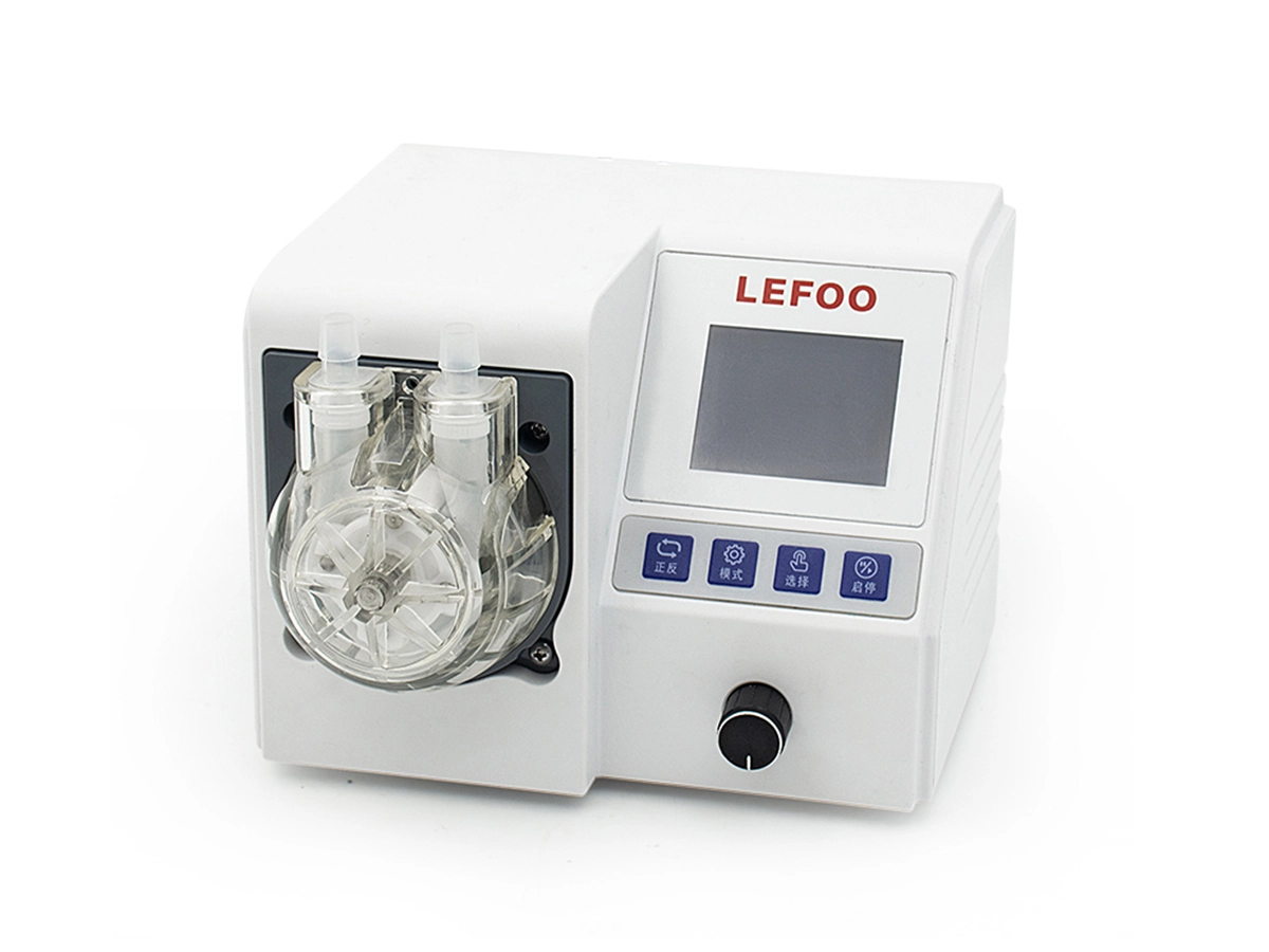 مضخة تمعجية مع التحكم في السرعة وشاشة عرض LFPC302ST (نطاق التدفق: 25-500 مل/دقيقة)